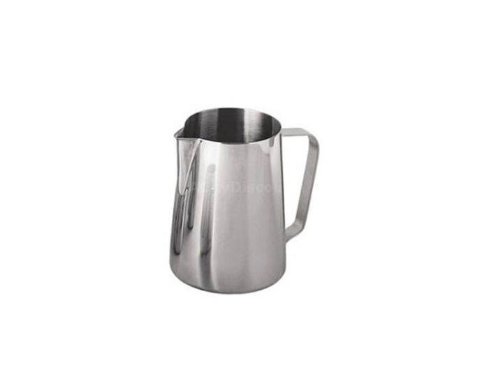 20oz Stainless Steel Milk Pitcher Fronting Jug w/Tick Mark