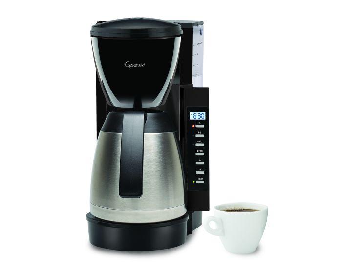 Capresso 10-Cup Programmable Coffeemaker with Stainless-Steel Thermal Carafe