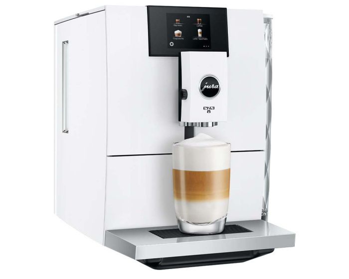 Jura Ena 8 Full Nordic White Espresso Machine | 1st in Coffee