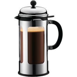 NK HOME French Press Coffee Maker, Glass, 8 Cup, 1.0L, 34 oz