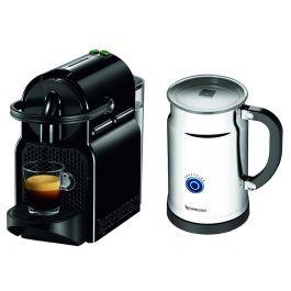 Nespresso Inissia Titanium Espresso Machine with milk frother