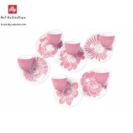 Michael Lin Set 6 Espresso Cups BY iLLY