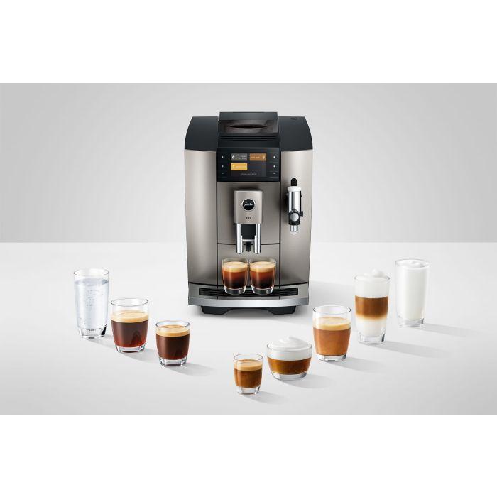Jura E8 Midnight Silver | Jura E8 Automatic Coffee Center