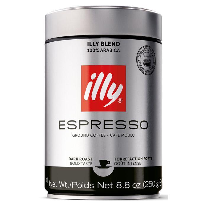 illy Dark Roast, Fine Grind Espresso Coffee