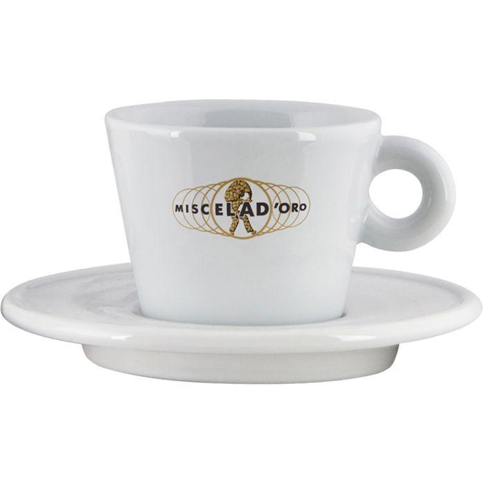 Miscela D'oro Latte Cups w/ Saucers [6/set]