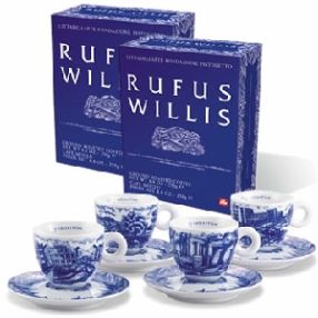 Rufus Willis 2005 Set of 2 Cappuccino Cups